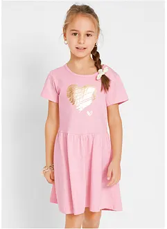 Abito di jersey in puro cotone biologico (pacco da 2), bonprix