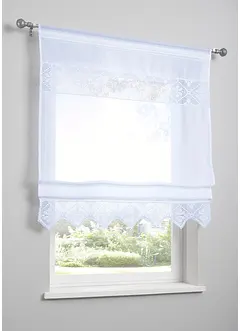 Tenda a pacchetto con bordo a uncinetto, bonprix