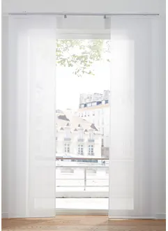 Tenda a pannello sablé leggermente lucida (pacco da 1), bonprix