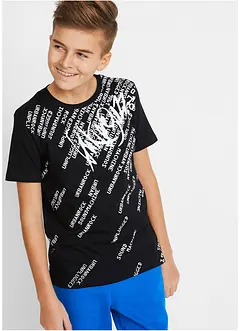 T-shirt slim fit in puro cotone, bonprix