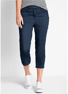 Jeans straight con cinta comoda, a vita media, bonprix