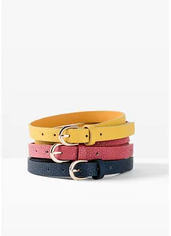 Cinture (set 3 pezzi), bonprix