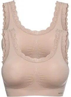 Reggiseno Feel Comfort a bustier senza cuciture  (pacco da 2), bonprix
