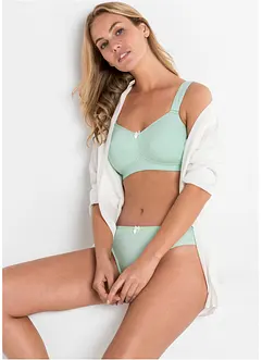 Reggiseno senza ferretto con cotone (pacco da 3), bonprix