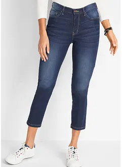 Jeans cropped morbidi slim fit, bonprix