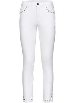 Pantaloni cropped skinny con stringhe, BODYFLIRT boutique