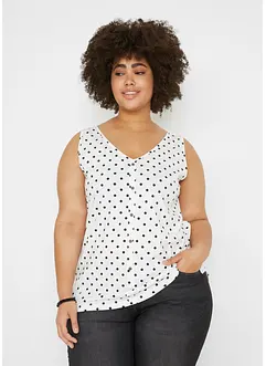 Top con bottoni, bonprix