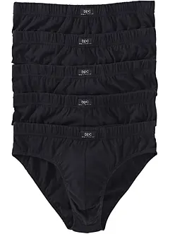 Slip alto in cotone (pacco da 5), bonprix