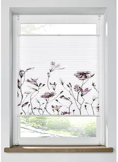 Tenda plissettata con fiori, bonprix