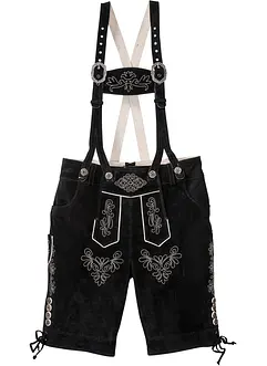 Pantaloni corti bavaresi in pelle, regular fit, bonprix
