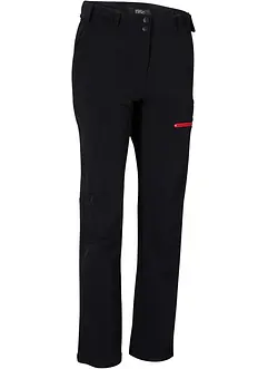 Pantaloni elasticizzati in softshell con tasche, idrorepellenti, bonprix