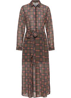 Abito in chiffon a quadri, RAINBOW