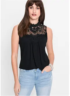 Top con pizzo, bonprix