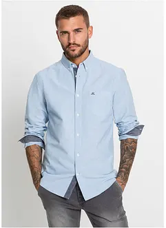 Camicia Oxford a maniche lunghe in puro cotone, bonprix