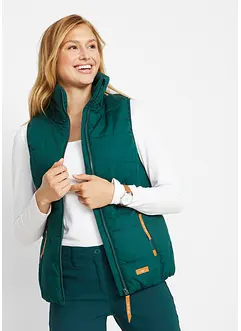 Gilet imbottito a collo alto, bonprix