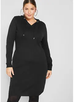 Abito in maglia con cappuccio, bonprix