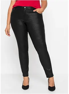 Pantaloni con effetto glitterato, bonprix