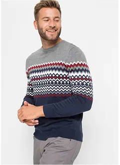 Maglione norvegese con cotone, bonprix