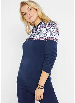 Maglione con cappuccio, bonprix