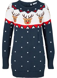 Maglione natalizio con renne, bonprix