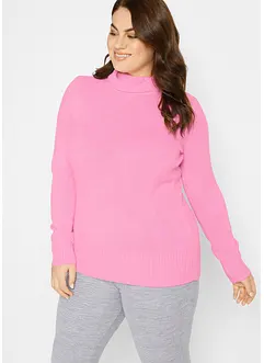 Maglione basic a collo alto, bonprix
