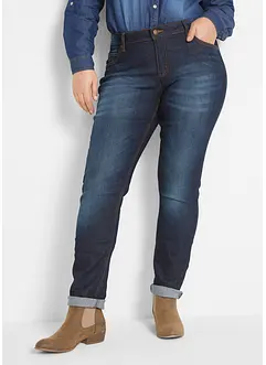 Jeans skinny elasticizzati, vita media, bonprix