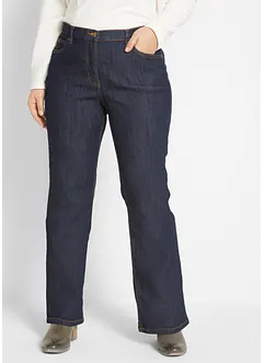 Jeans elasticizzati bootcut, vita media, bonprix