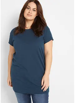 T-shirt lunga in puro cotone, bonprix