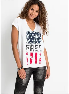 T-shirt in puro cotone, bonprix