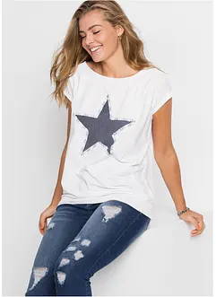 T-shirt con stella, bonprix