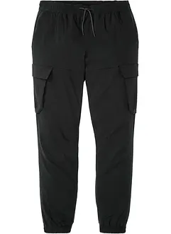 Pantaloni cargo elasticizzati con elastico in vita regular fit, straight, bonprix