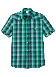 Camicia a maniche corte con taschini, bonprix