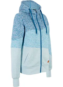 Felpa con zip tecnica, bonprix