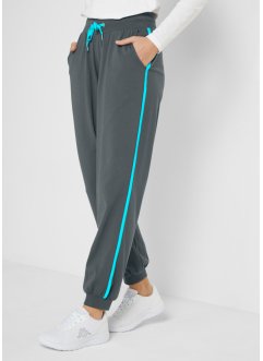 Pantaloni da jogging con bande a contrasto, bpc bonprix collection