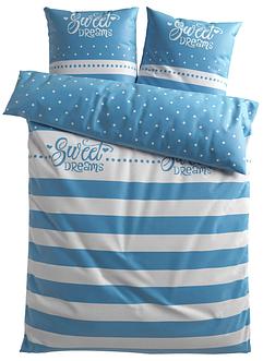 Biancheria da letto a righe con scritta, bpc living bonprix collection