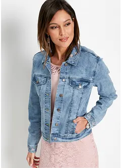 Giacca di jeans ricamata, bonprix