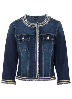 Giacca di jeans con frange, bonprix