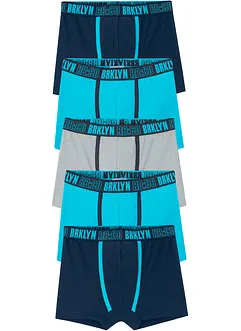 Boxer aderenti con cotone morbido (pacco da 5), bonprix