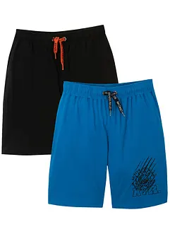 Pantaloni corti in maglina di cotone biologico (pacco da 2), bonprix