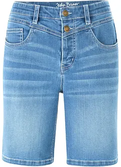 Bermuda in jeans elasticizzato, bonprix
