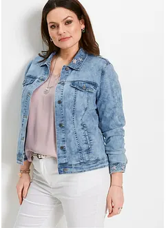 Giacca di jeans ricamata, bonprix