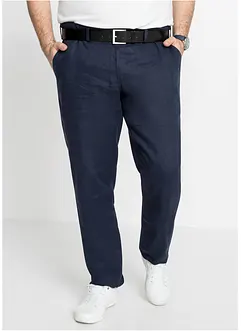 Pantaloni in lino con cinta comoda regular fit, straight, bonprix