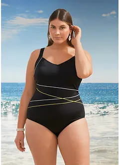 Costume intero con bordature, bonprix