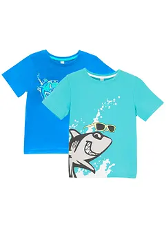 T-shirt in cotone biologico (pacco da 2), bonprix