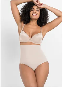 Slip alto senza cuciture con effetto modellante leggero, bonprix