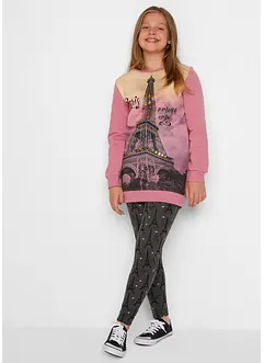 Felpa e leggings (set 2 pezzi), bonprix