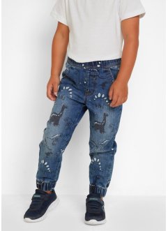 Jeans in felpa fantasia slim fit, John Baner JEANSWEAR