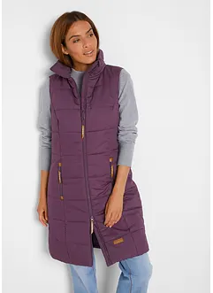Gilet lungo a collo alto, bonprix