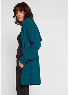 Cardigan con cappuccio, bonprix