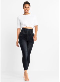 Leggings modellanti effetto jeans senza cuciture livello 3, bpc bonprix collection